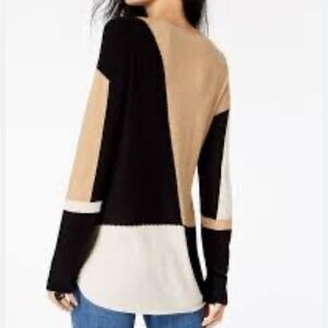 INC International Concepts Ginger Color Block Sweater